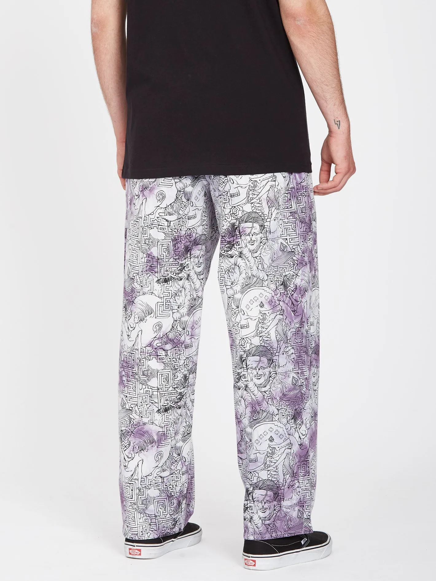 Ed Merlin Murray elastischer Bund Hose - PRINT