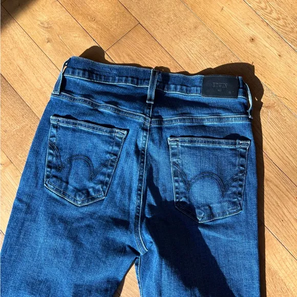 Edwin Pixie Mid Rise Skinny Jeans Sz 25