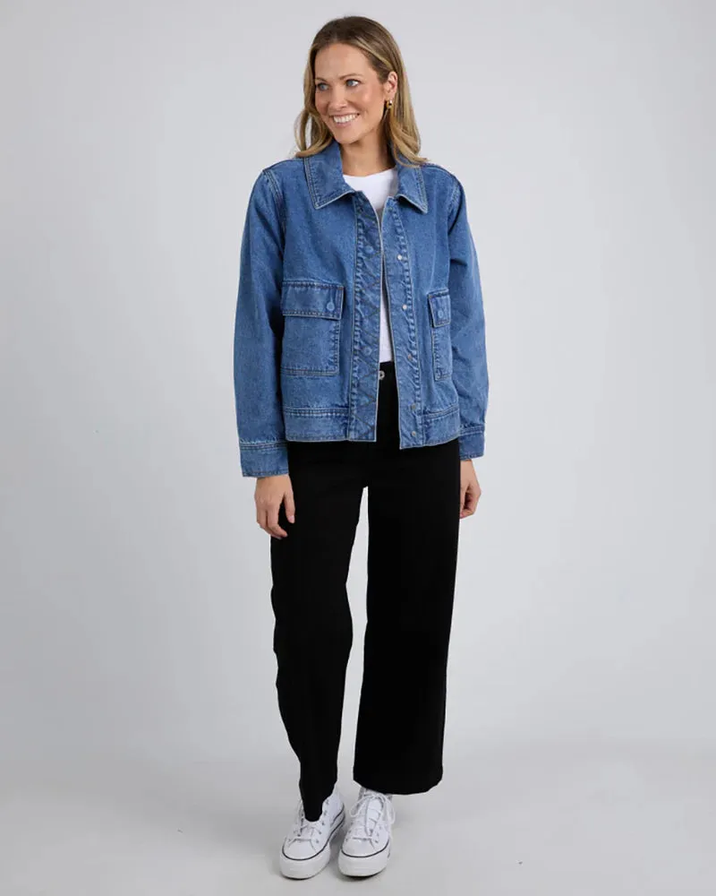 Elm Lifestyle II HUNTER Denim Jacket - Blue
