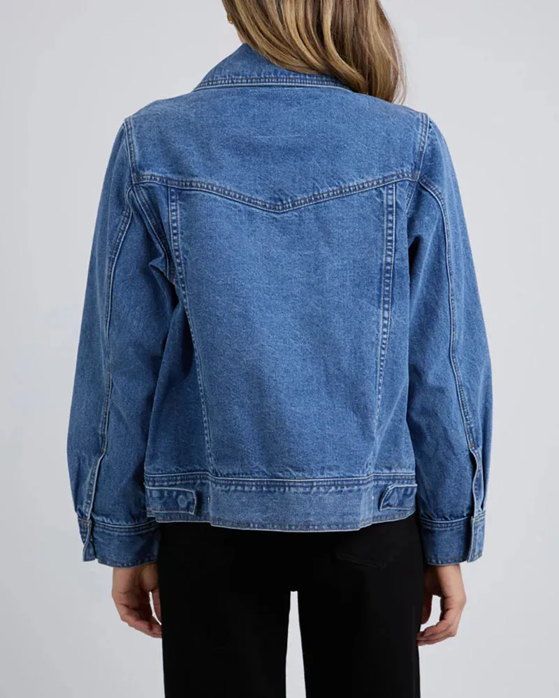 Elm Lifestyle II HUNTER Denim Jacket - Blue