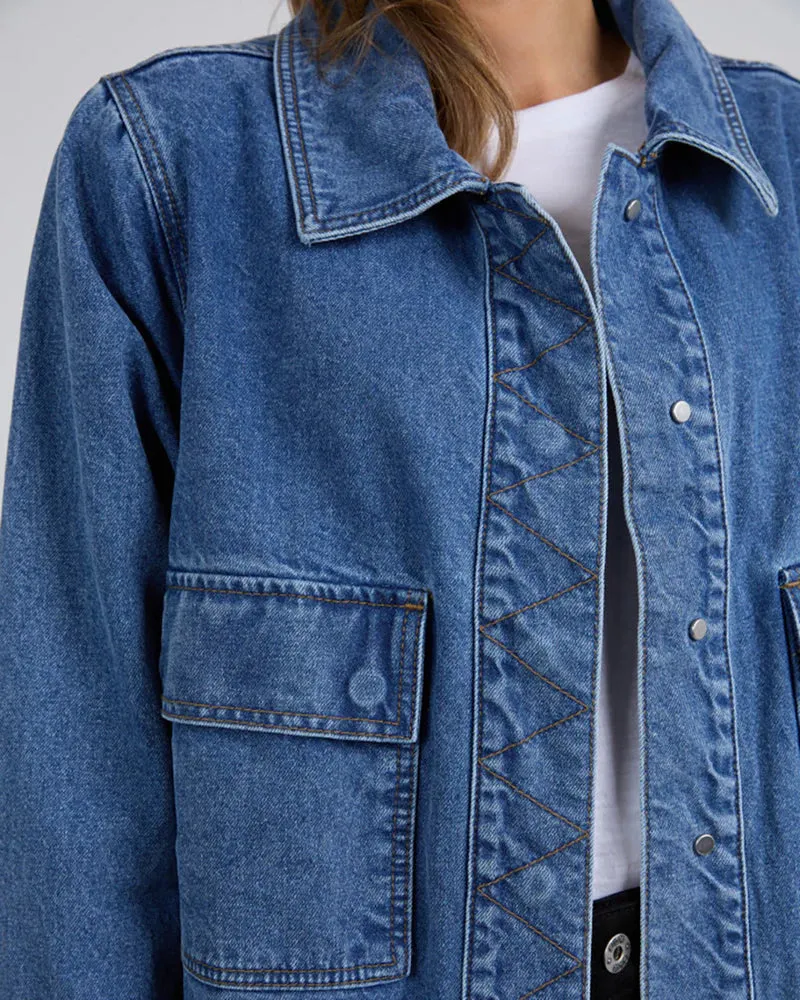 Elm Lifestyle II HUNTER Denim Jacket - Blue