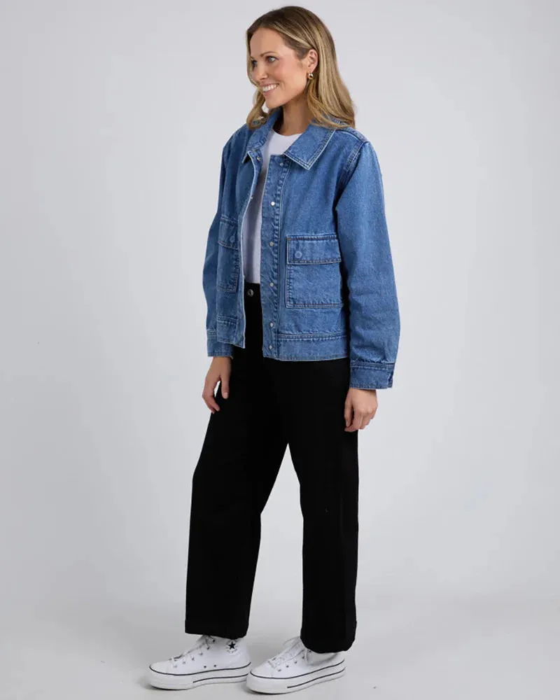 Elm Lifestyle II HUNTER Denim Jacket - Blue