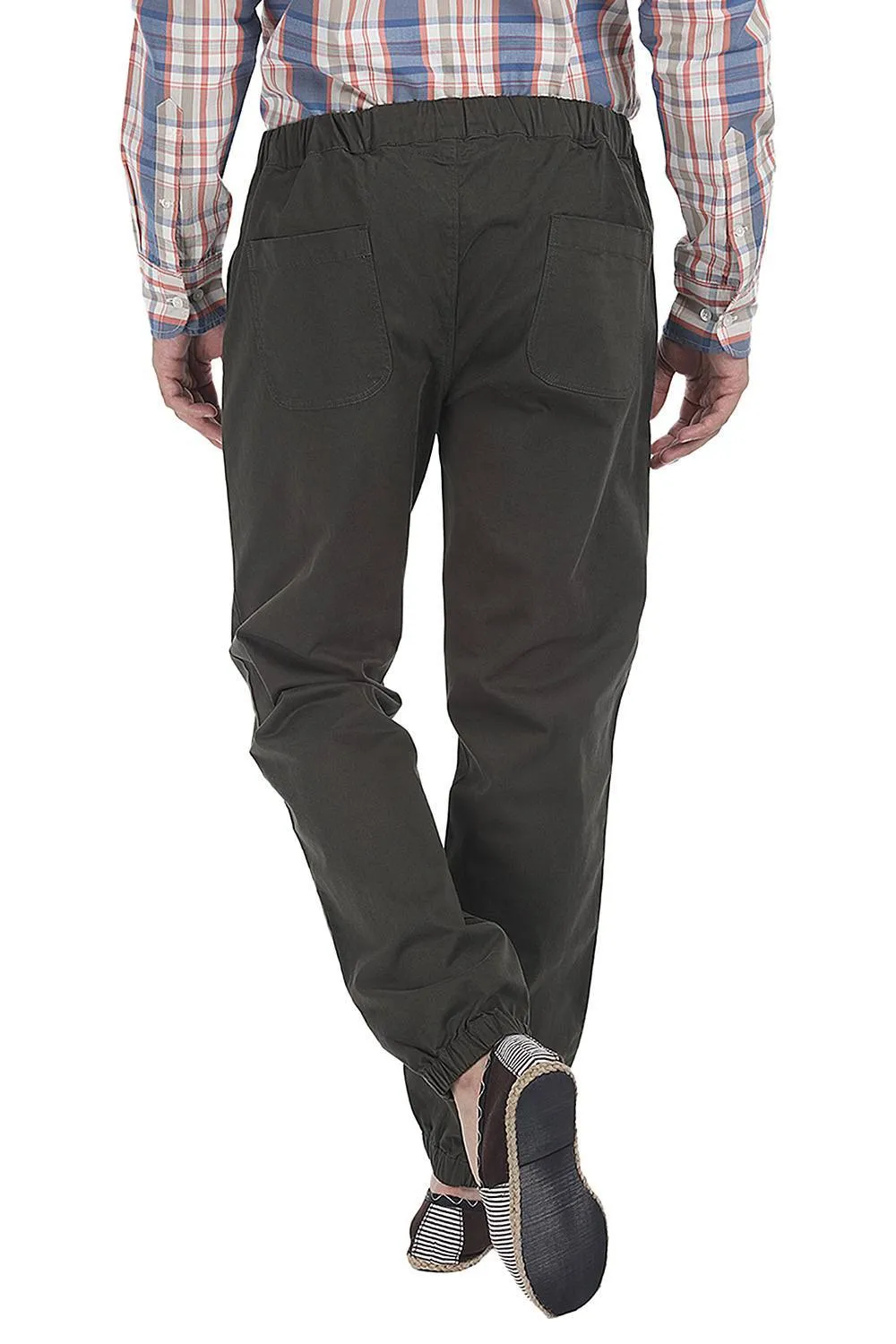 Enzyme Washed Lightweight Cotton Twill Pant