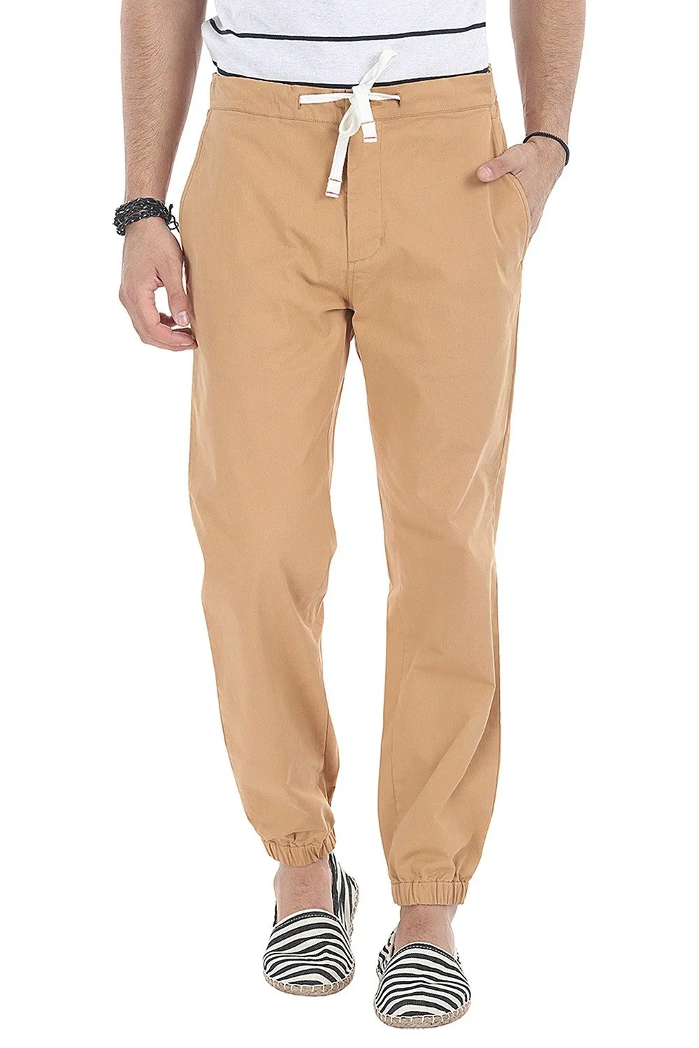 Enzyme Washed Lightweight Cotton Twill Pant