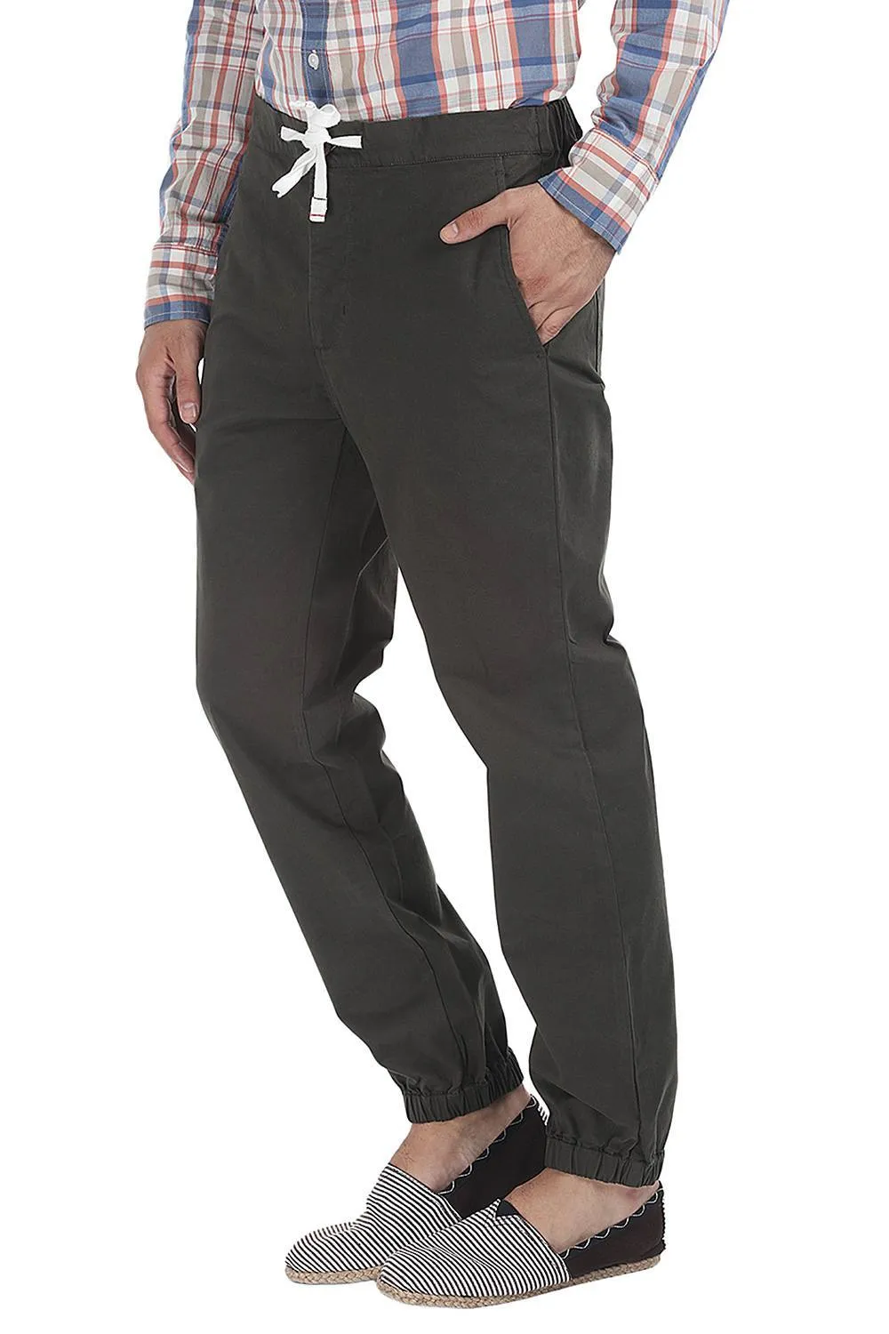 Enzyme Washed Lightweight Cotton Twill Pant