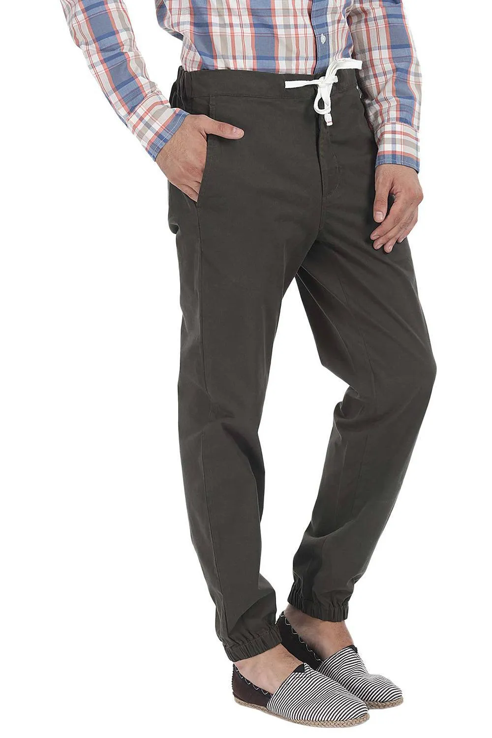 Enzyme Washed Lightweight Cotton Twill Pant