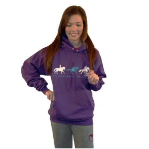 Equestrian Sports Hoody Purple