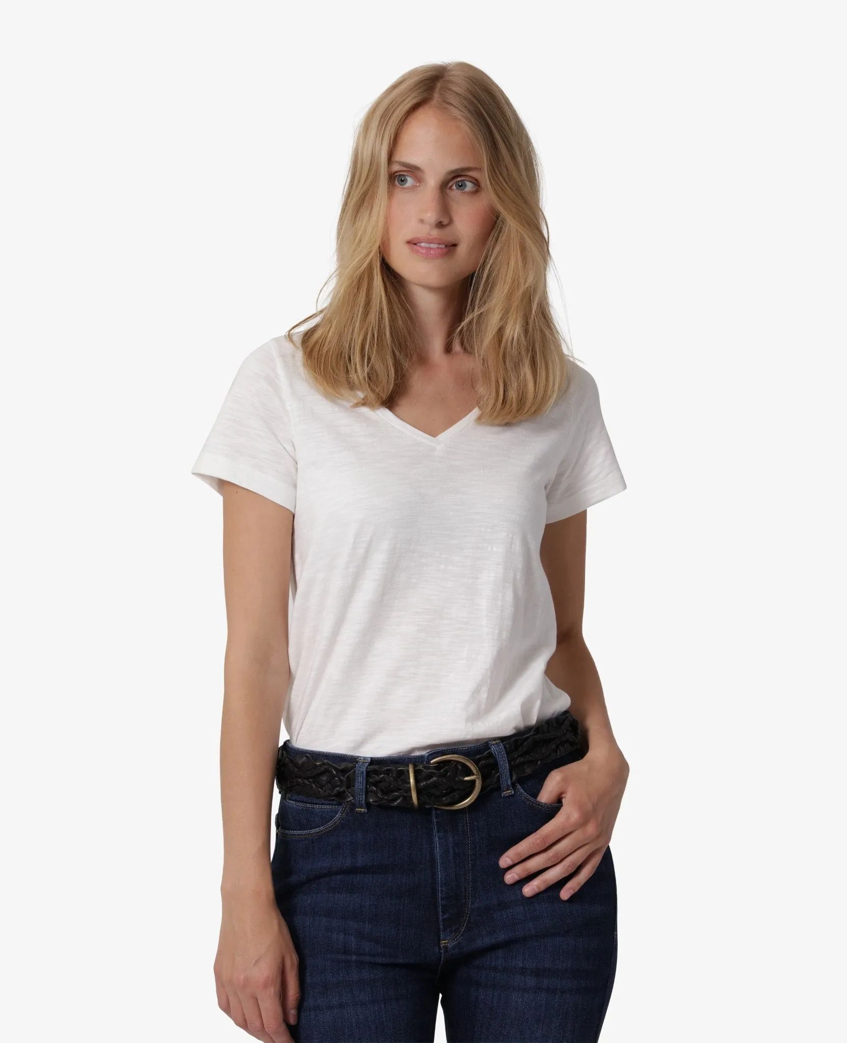 ESSENTIAL DENIM STRETCH TROUSERS