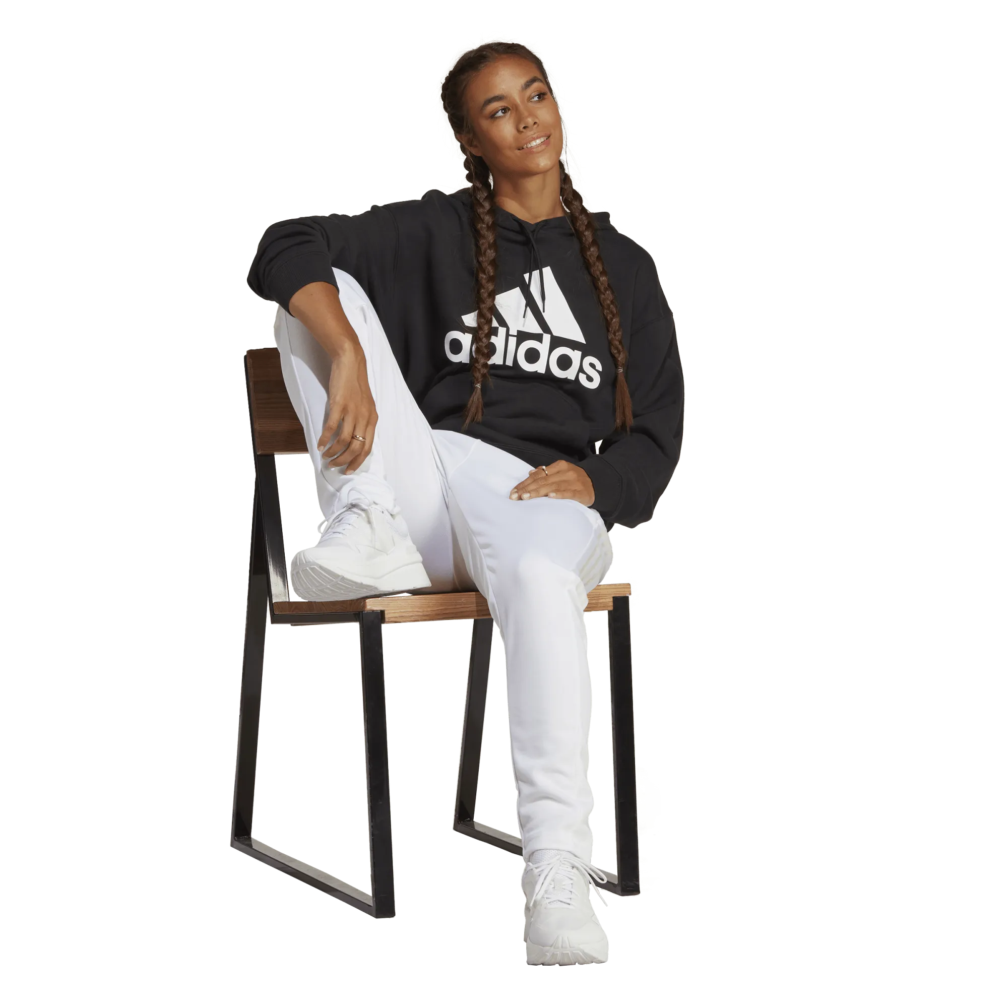 Essentials Big Logo Oversized French Terry Hoodie (W)