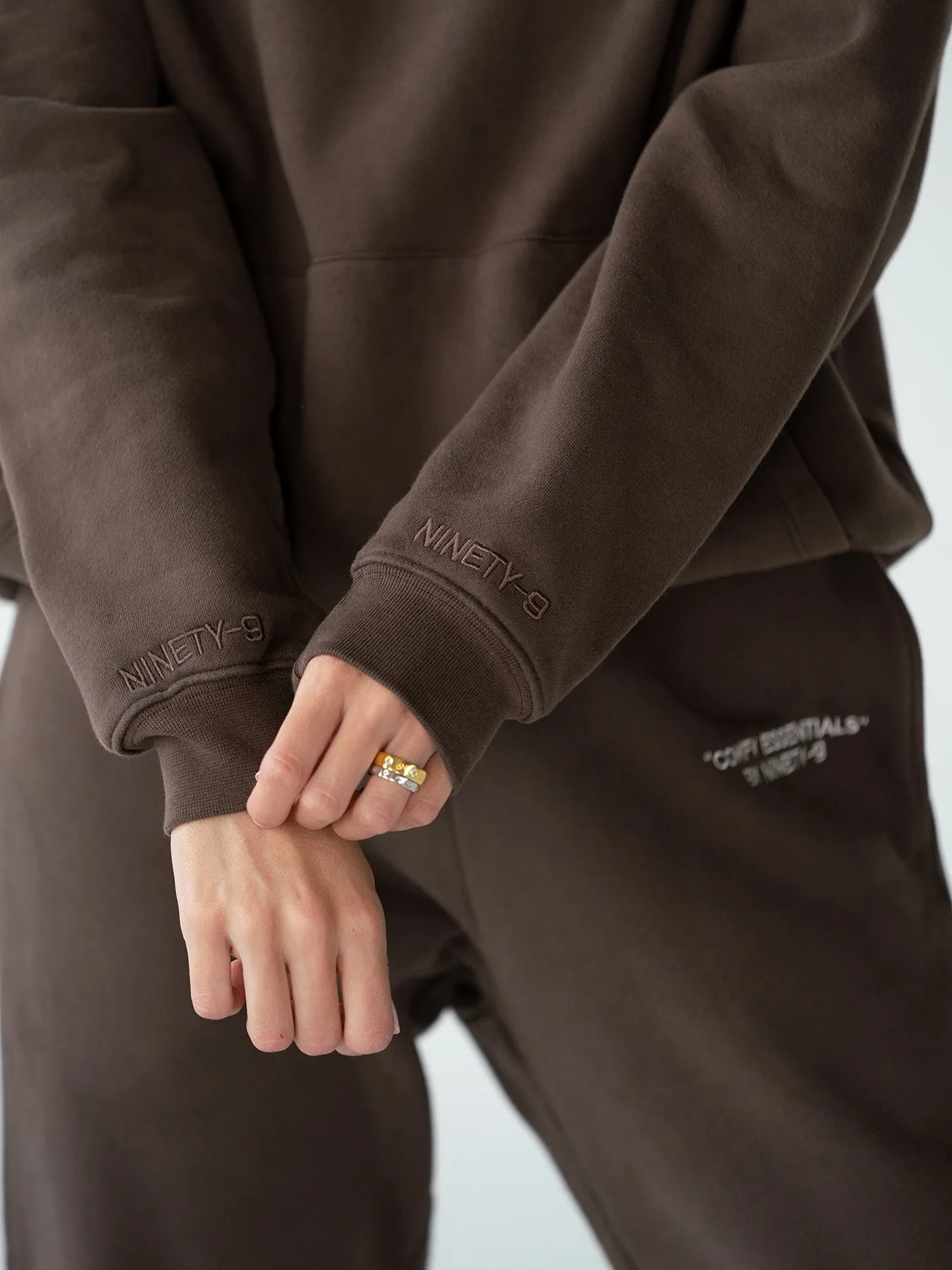 ESSENTIALS - Hoodie  •  Brown