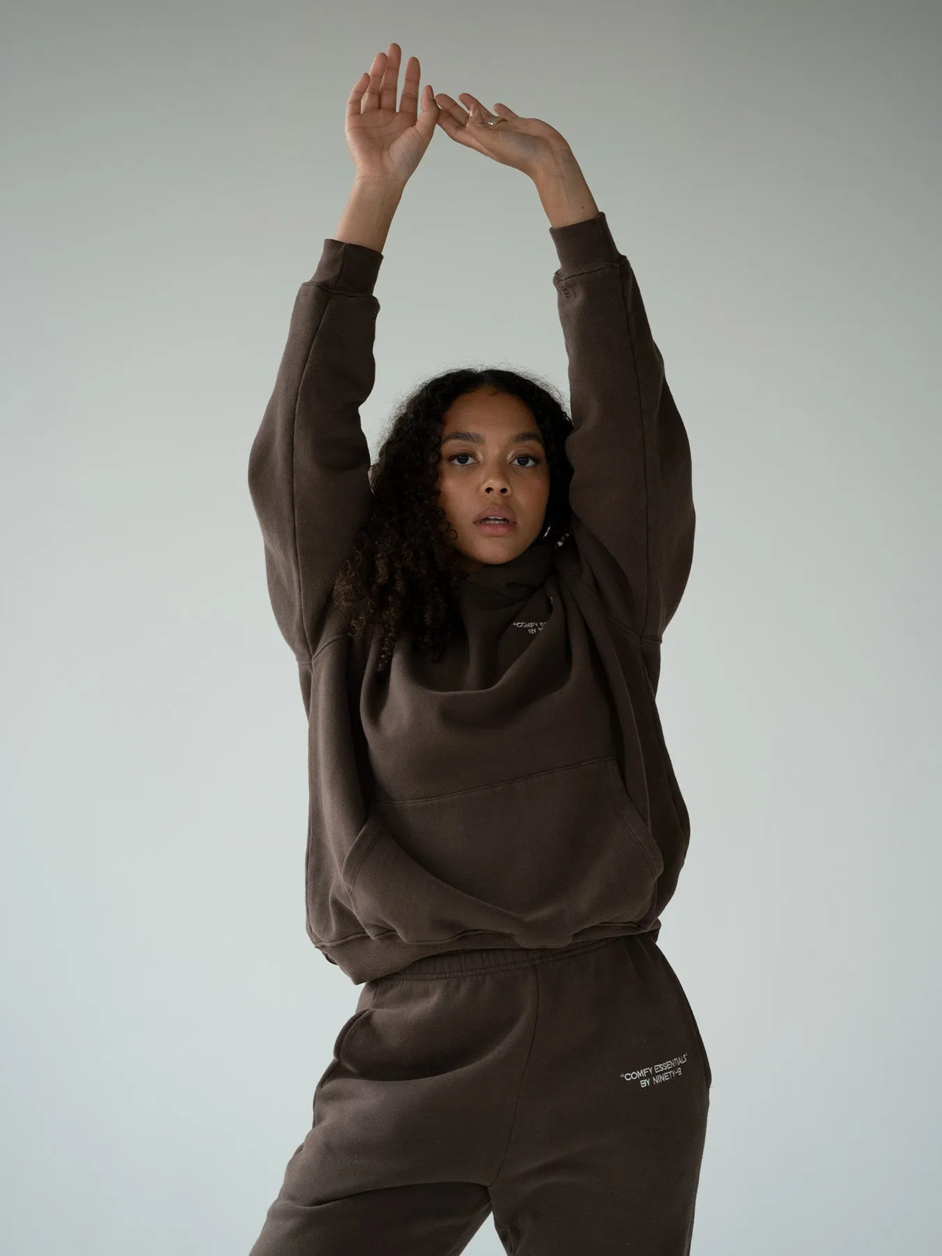 ESSENTIALS - Hoodie  •  Brown