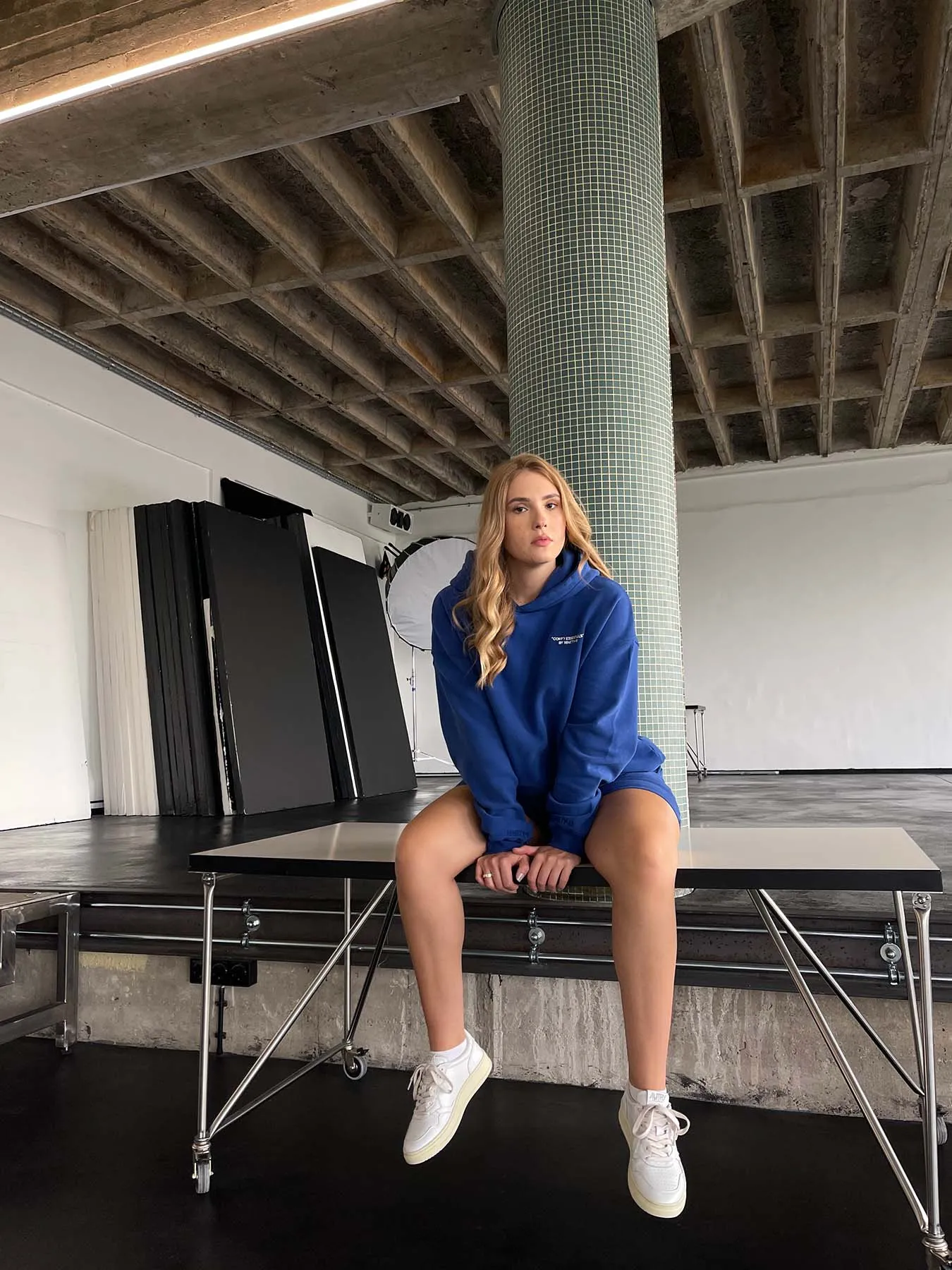 ESSENTIALS - Hoodie  •  Classic Blue