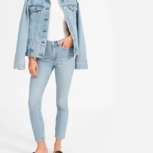 Everlane Light Wash High Rise Skinny Jeans Size 26 Ankle