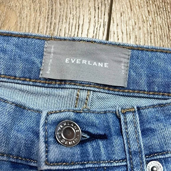 Everlane Light Wash High Rise Skinny Jeans Size 26 Ankle