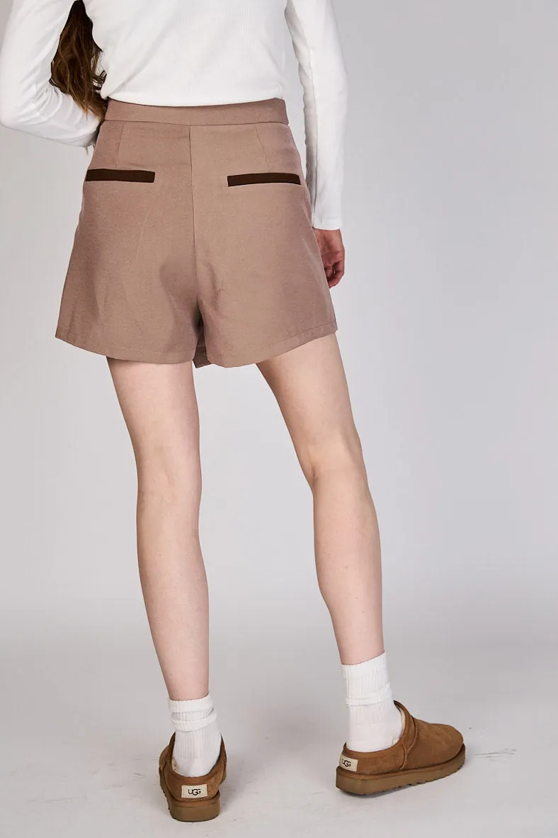 Falda Short Emilia Taupe ATR by Eclipse