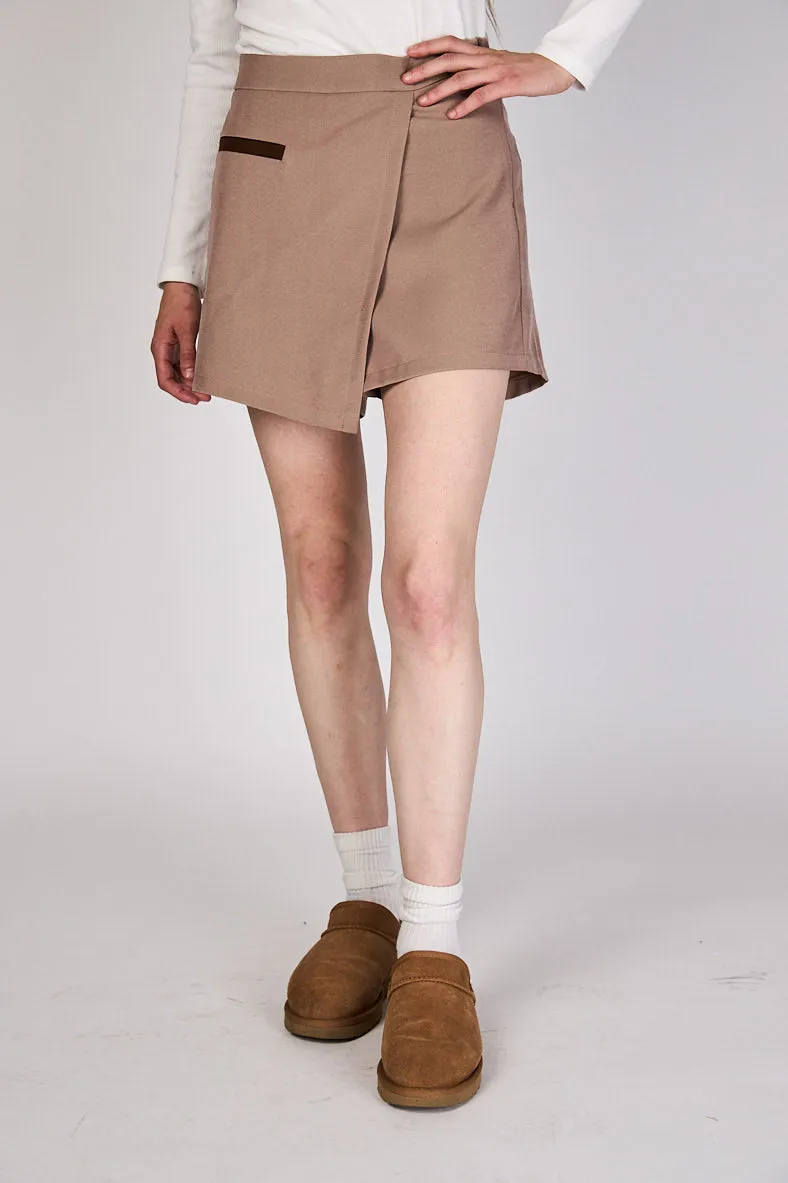 Falda Short Emilia Taupe ATR by Eclipse