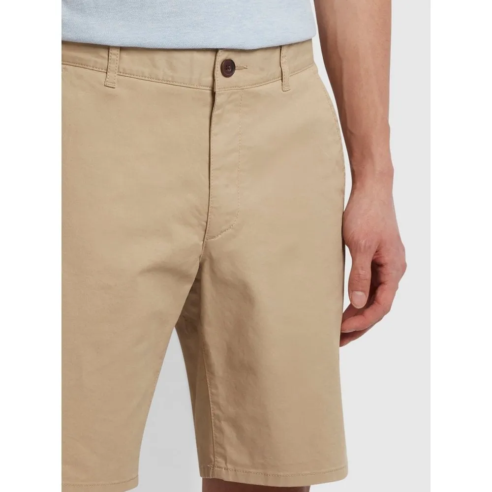 Farah Hawk Chino Short Light Sand