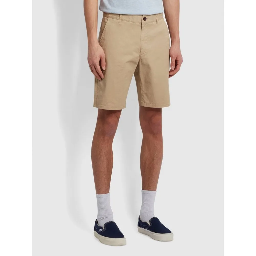 Farah Hawk Chino Short Light Sand
