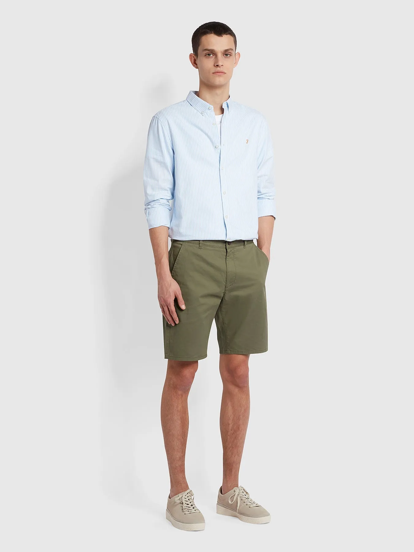 Farah Hawk Chino Short Vintage Green