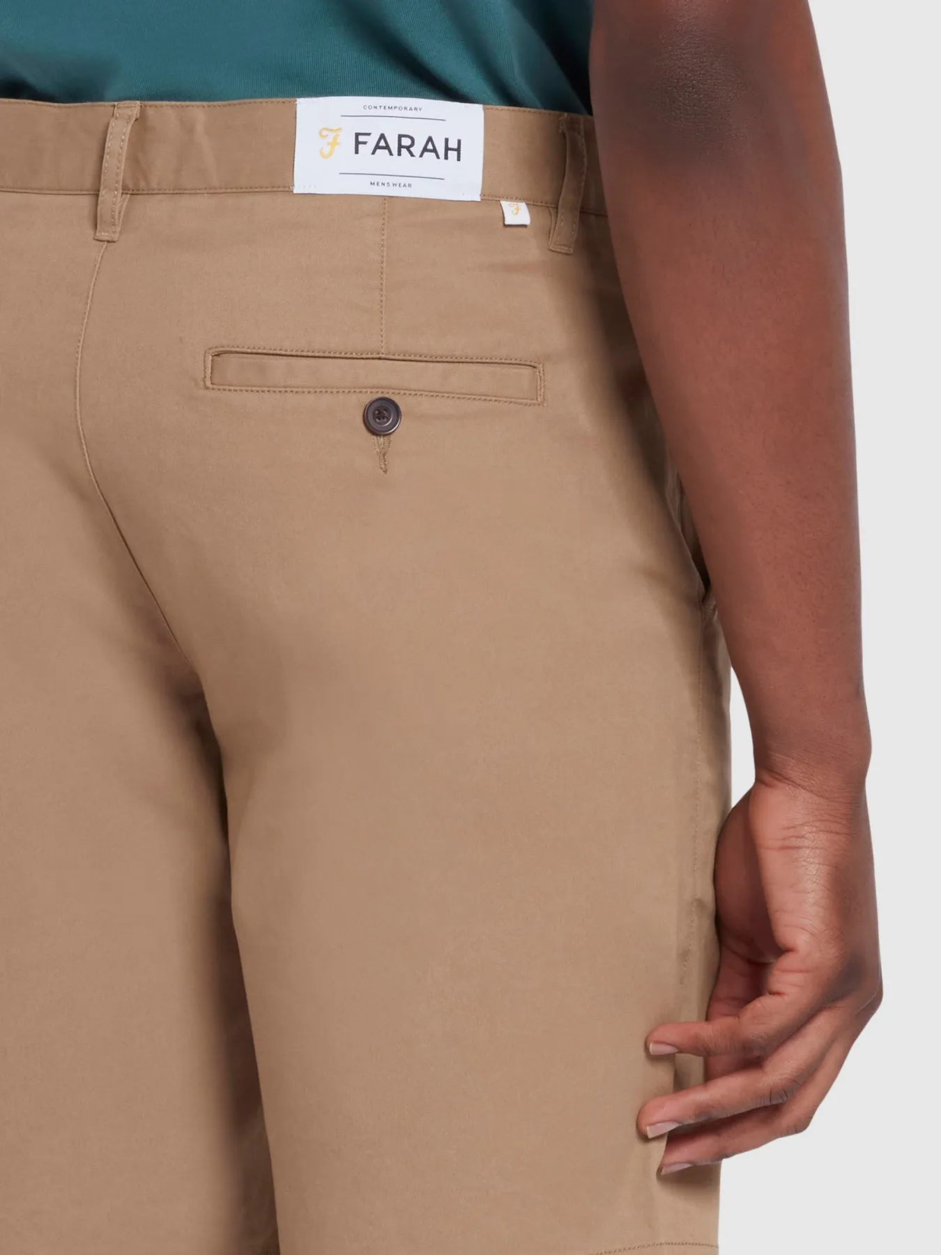 Farah Hawk Chino Shorts Beige