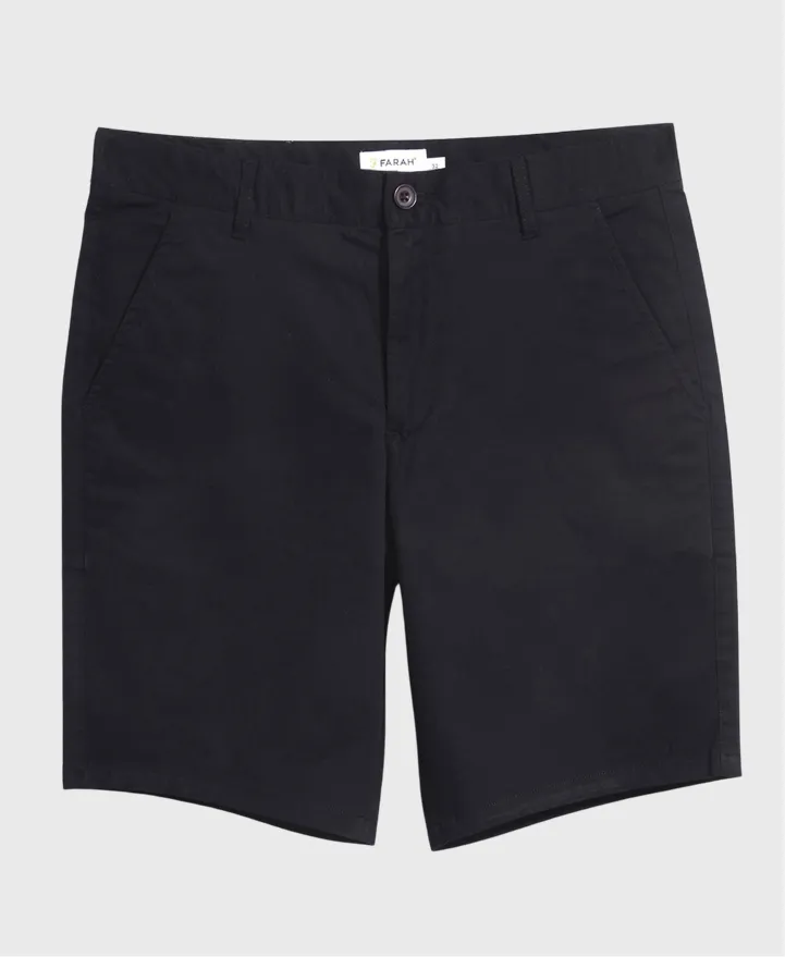 Farah Hawk Chino Shorts Black