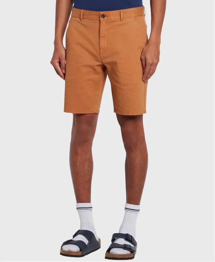 Farah Hawk Chino Shorts Gold