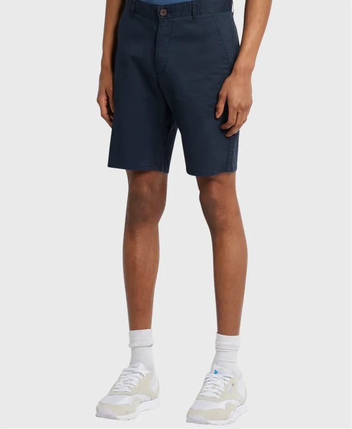 Farah Hawk Chino Shorts Navy Blue