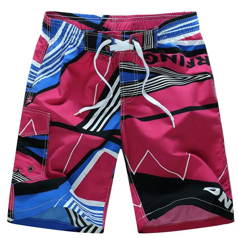 Fashion Quick Dry Men Shorts Brand Summer Casual Clothing Geometric Swimwears Beach Shorts Men's Board Shorts Q3