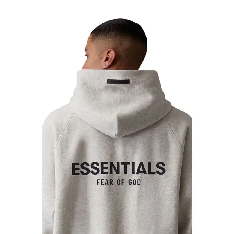 Fear of God Essentials Hoodie Light Oatmeal (FW22)