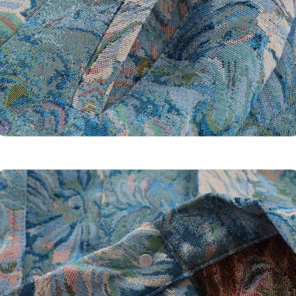 Flower Denim  Jacket
