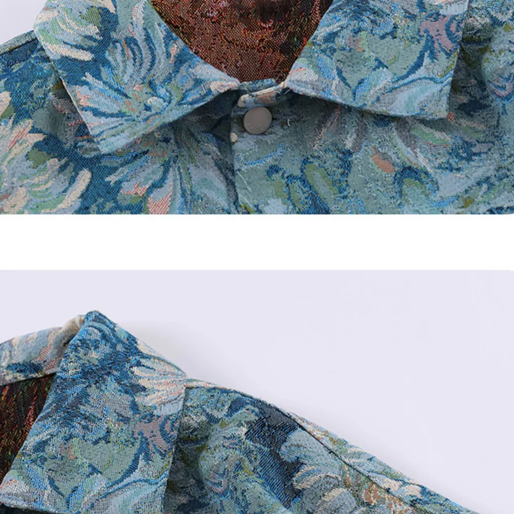 Flower Denim  Jacket
