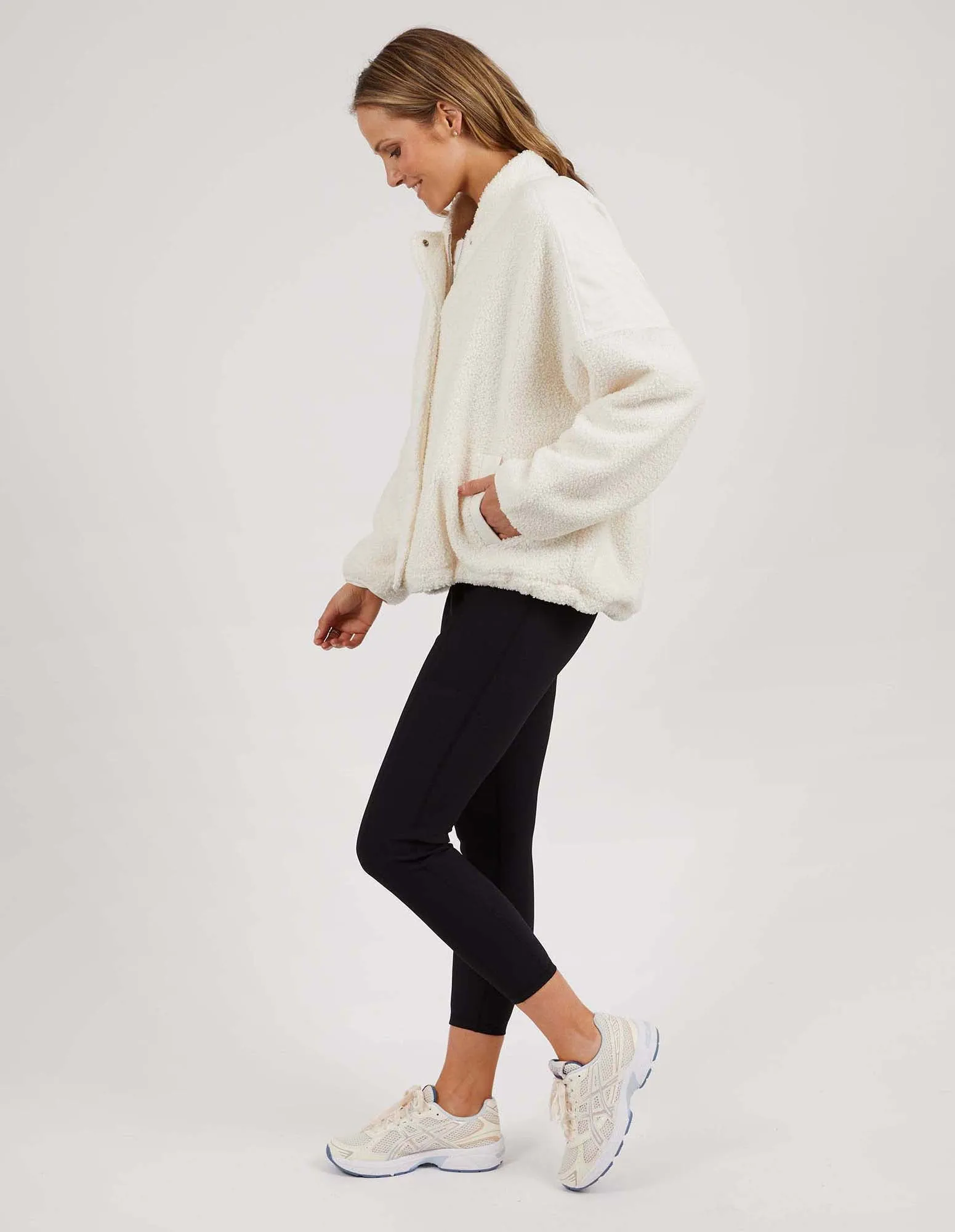 Foxwood II ARIZONA Fleece Zip Thru - White