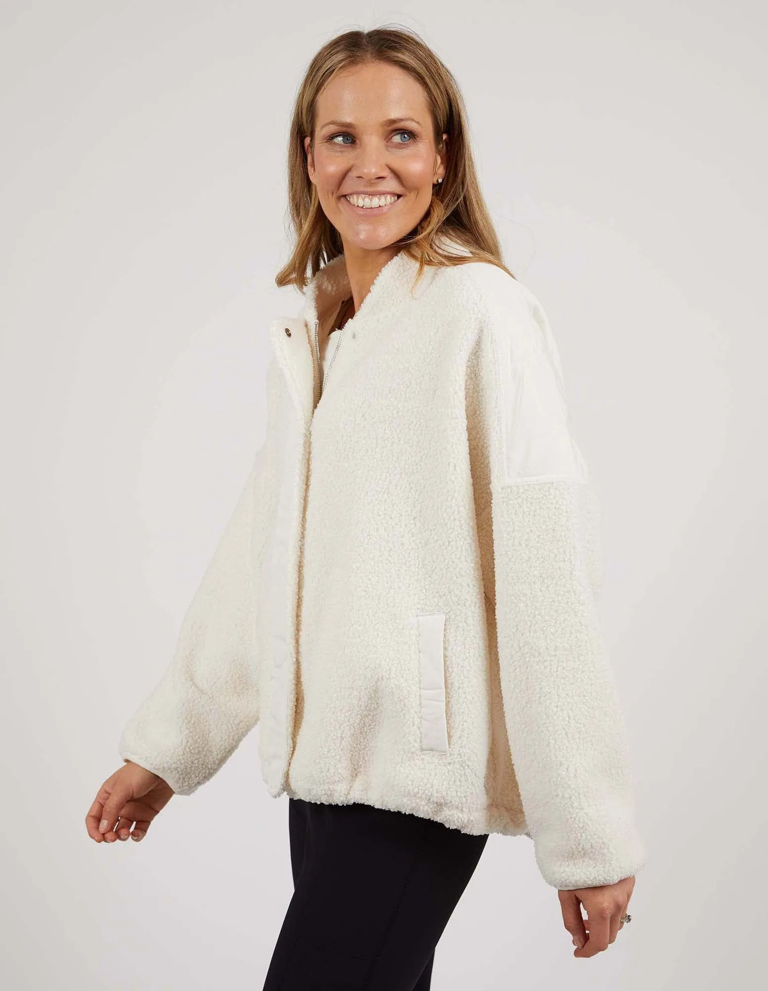 Foxwood II ARIZONA Fleece Zip Thru - White