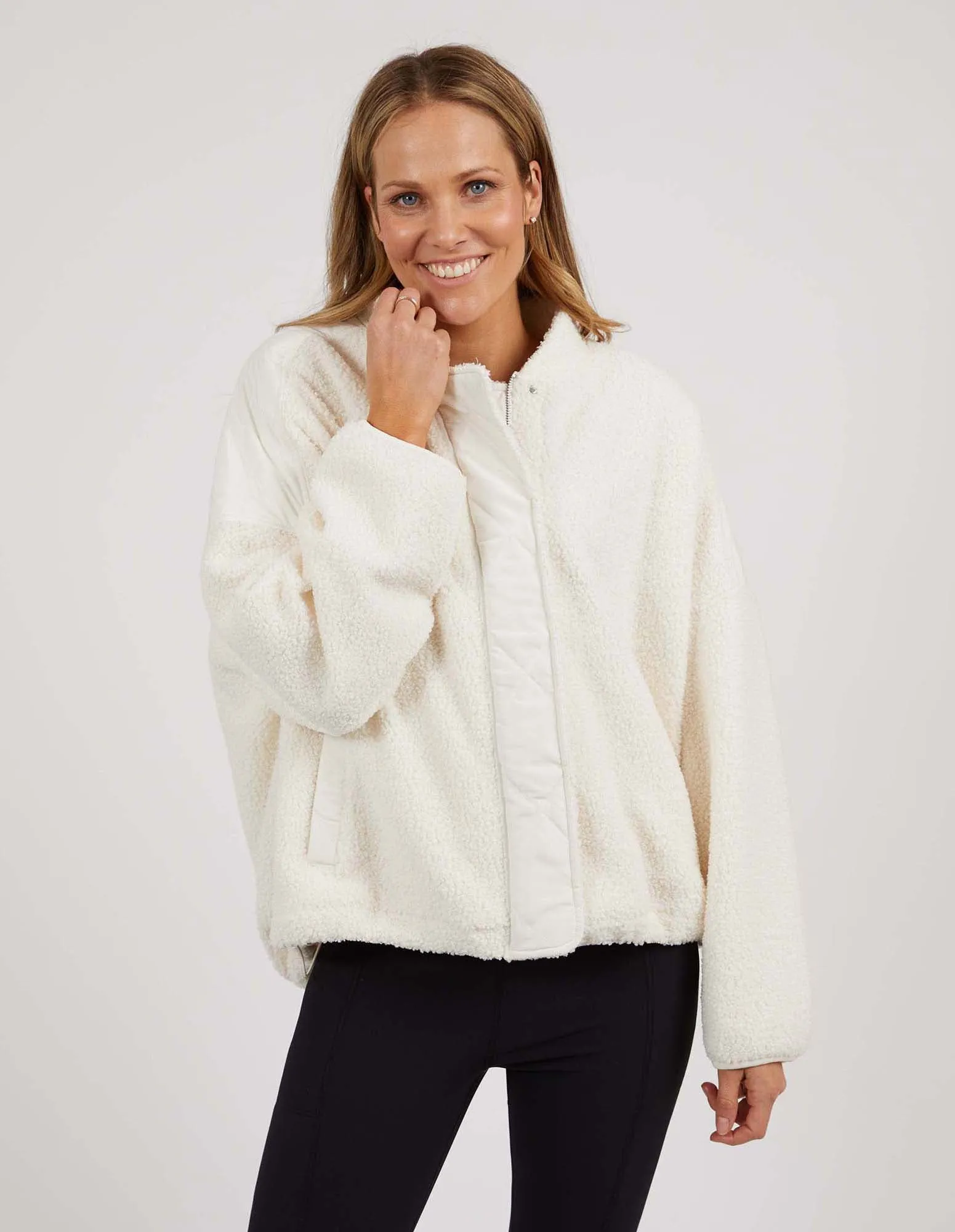 Foxwood II ARIZONA Fleece Zip Thru - White