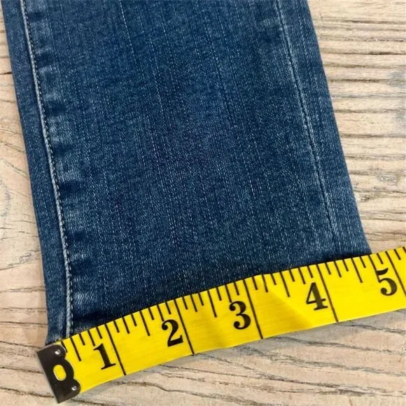 Frame Denim Le Skinny de Jeanne Women's Jeans Culver Blue Size 29 Five-Pocket