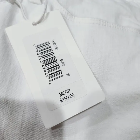 Frame Le High Skinny Jeans Size 27 Blanc White New