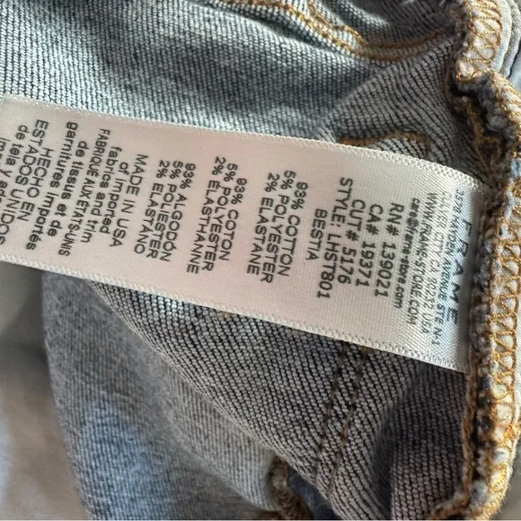 Frame Le High Straight jeans