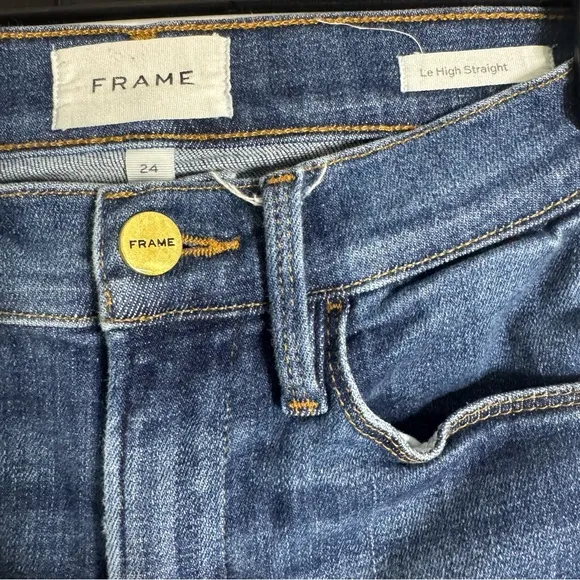 Frame Le High Straight jeans