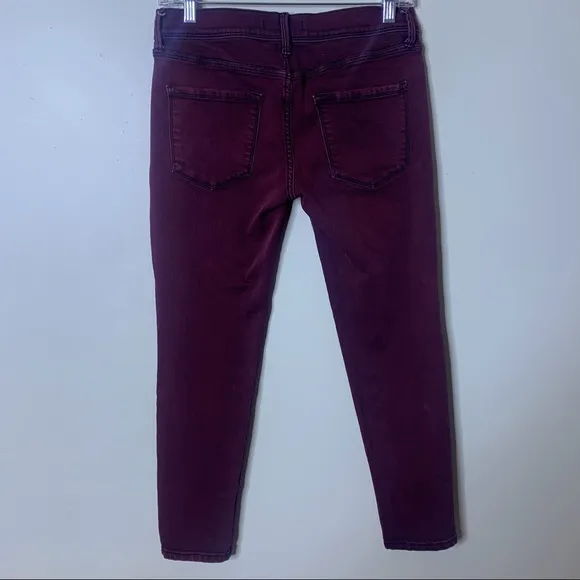 FREE PEOPLE High Rise Skinny Jeans