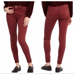 FREE PEOPLE High Rise Skinny Jeans