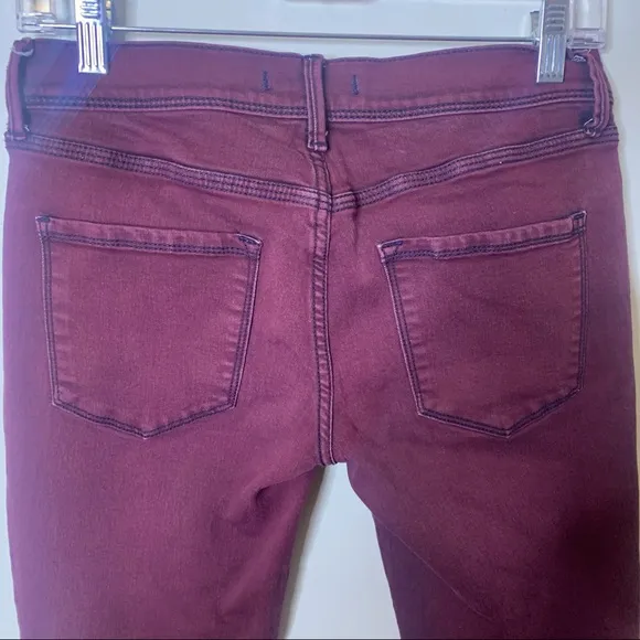 FREE PEOPLE High Rise Skinny Jeans