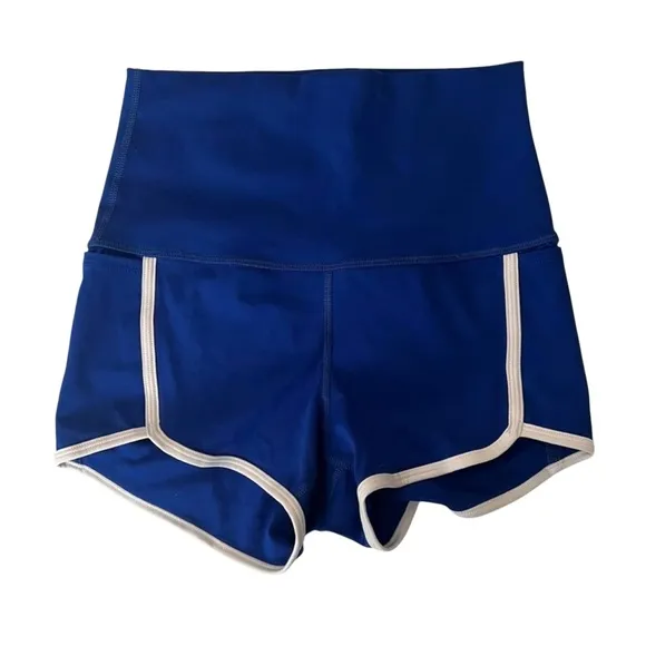 FREE PEOPLE Island Time Shorts in Bright Blue NWOT! Women's Blue Athletic Shorts