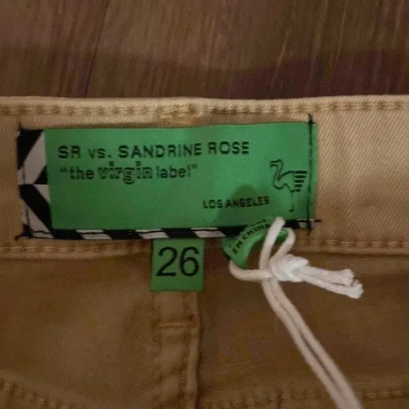 Free People X Sandrine Rose Sunflower Skinny Jeans NWT Size 26