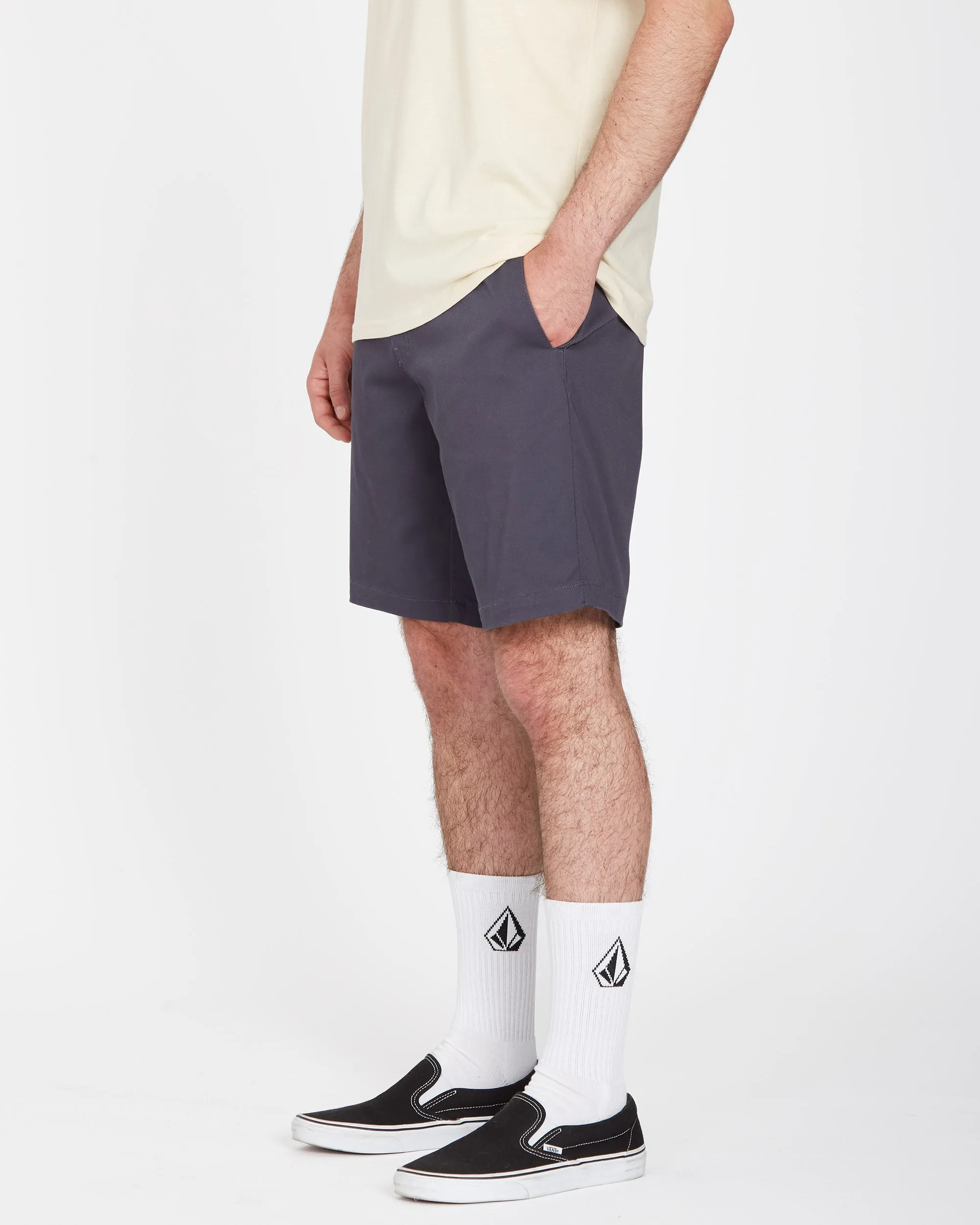 Frickin Elasticated Waist 19" Short - CHARCOAL