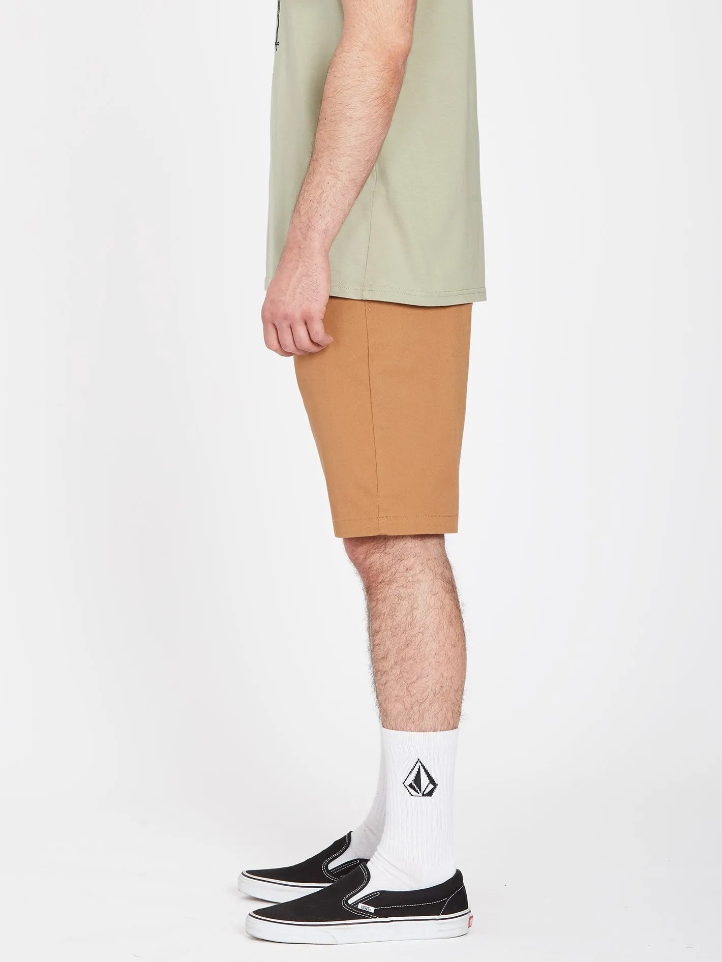Frickin Modern Stretch 21" Shorts - TOBACCO