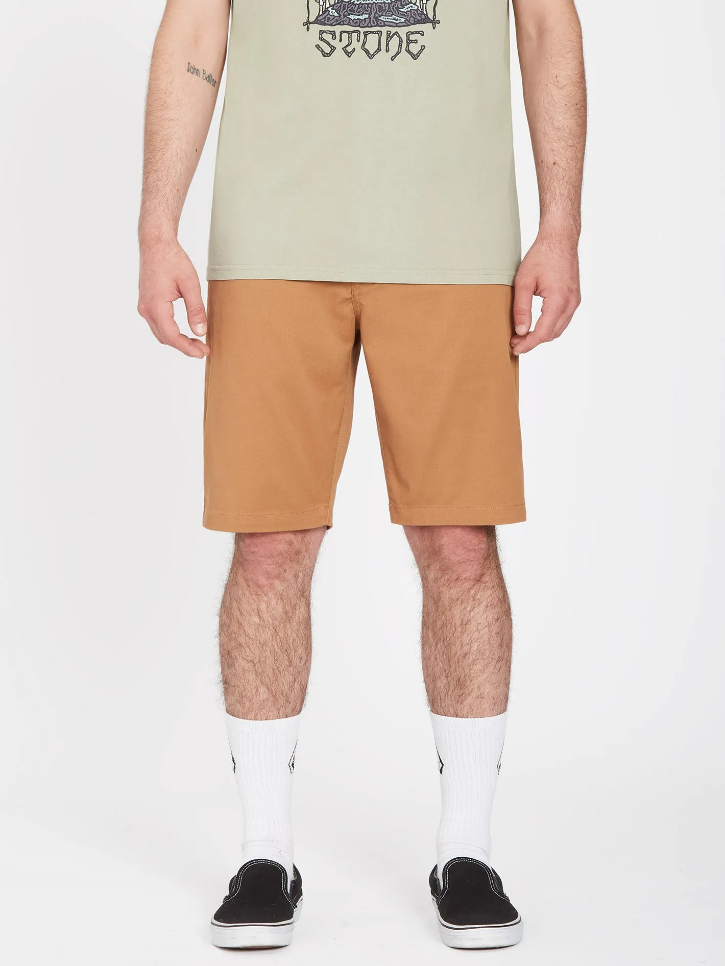 Frickin Modern Stretch 21" Shorts - TOBACCO