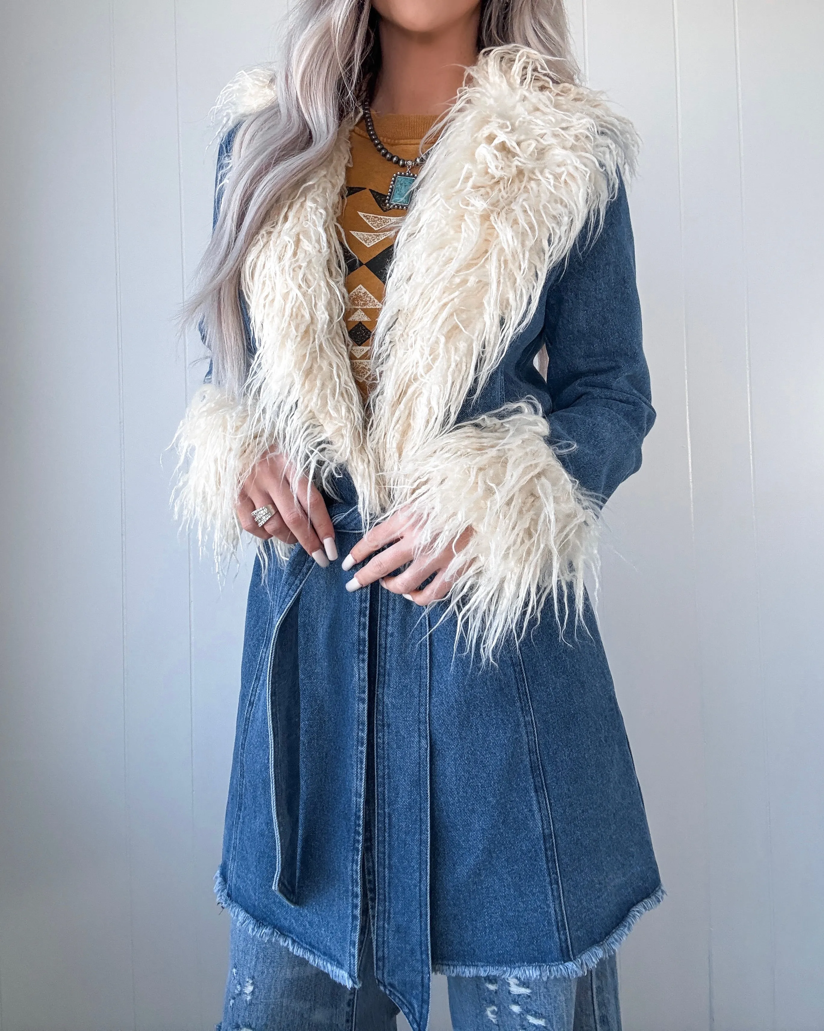 Frontier Frost Fur Denim Jacket