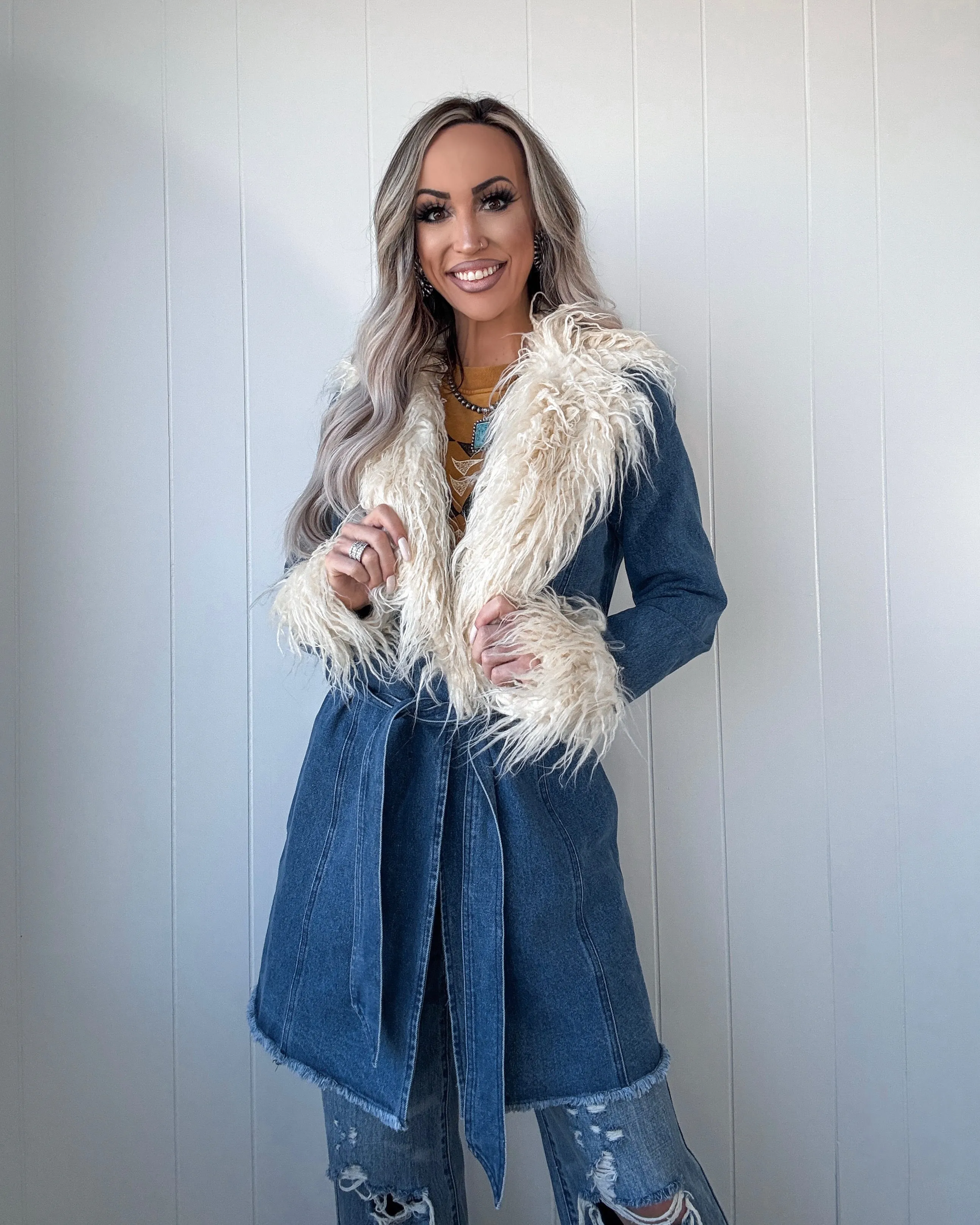 Frontier Frost Fur Denim Jacket
