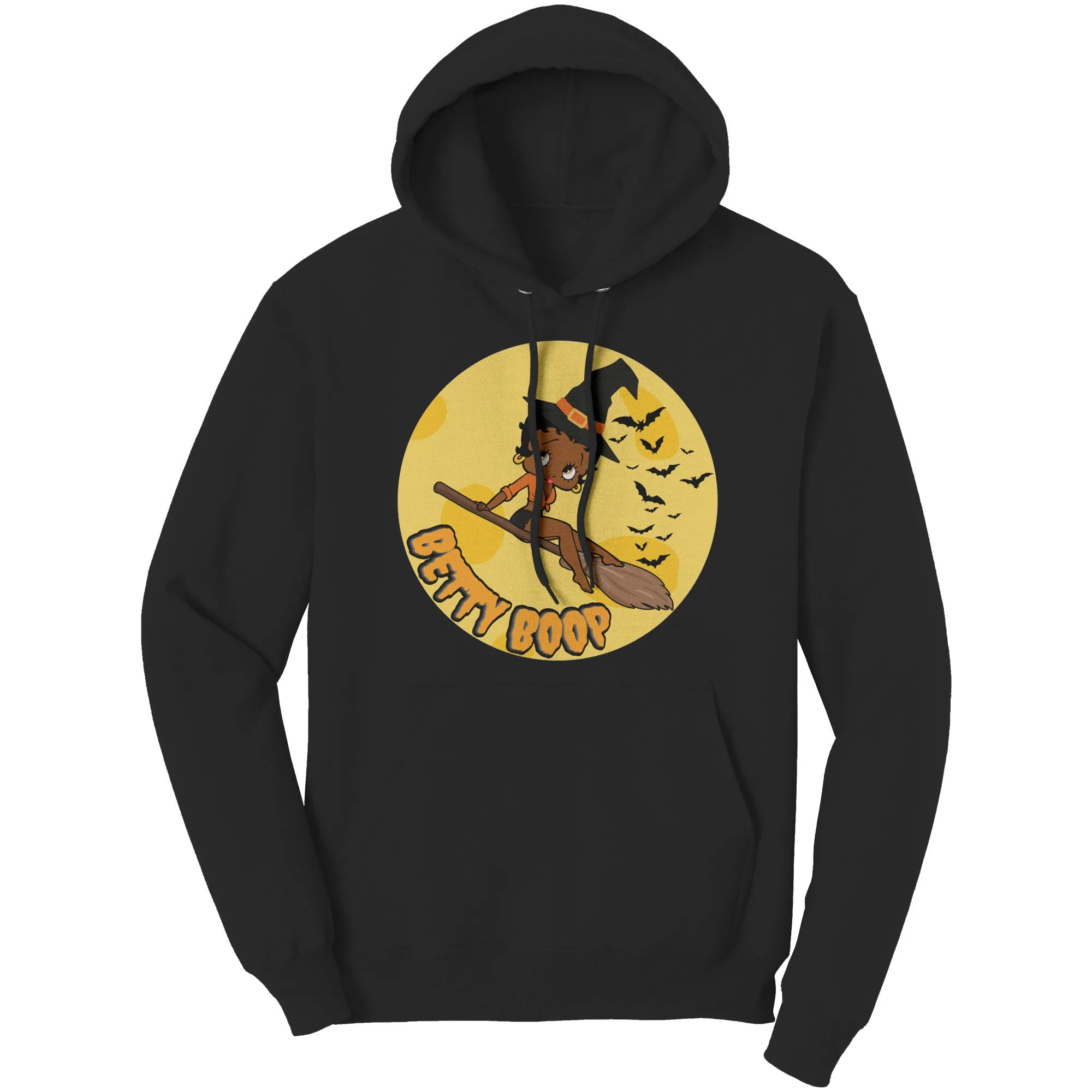 Funny Witch Betty Boop Hoodie, Betty Boop Halloween Hoodie, Funny Halloween Gift For Her Betty Boop Womens Hoodie, Halloween Witch Hoodie