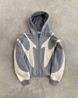 Fuse Hoodie - Grey/Light Cream